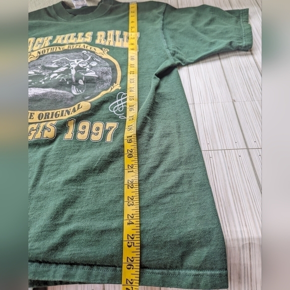 Vintage Sturgis 1997 Black Hills Rally 57th Anniversary Tee in Green Size Medium - Picture 11 of 11